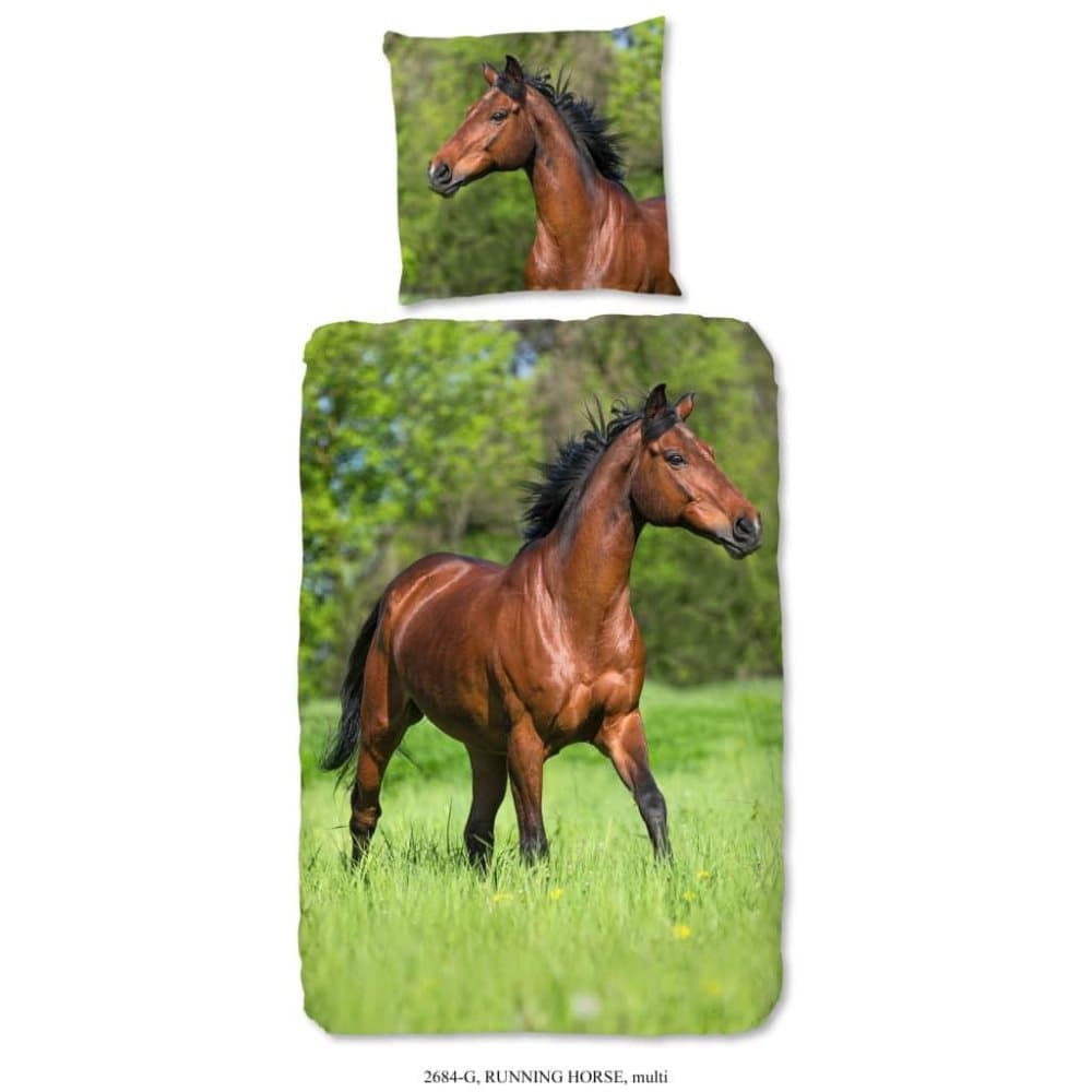 Good Morning sengetøj til børn Running Horse 135x200 cm
