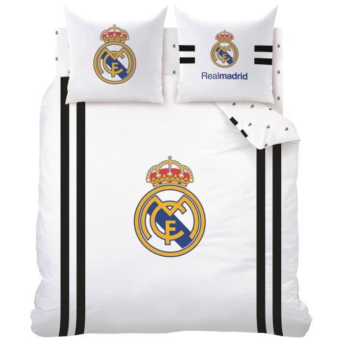 Dynesæt 100% bomuld REAL MADRID JERSEY 220x240cm