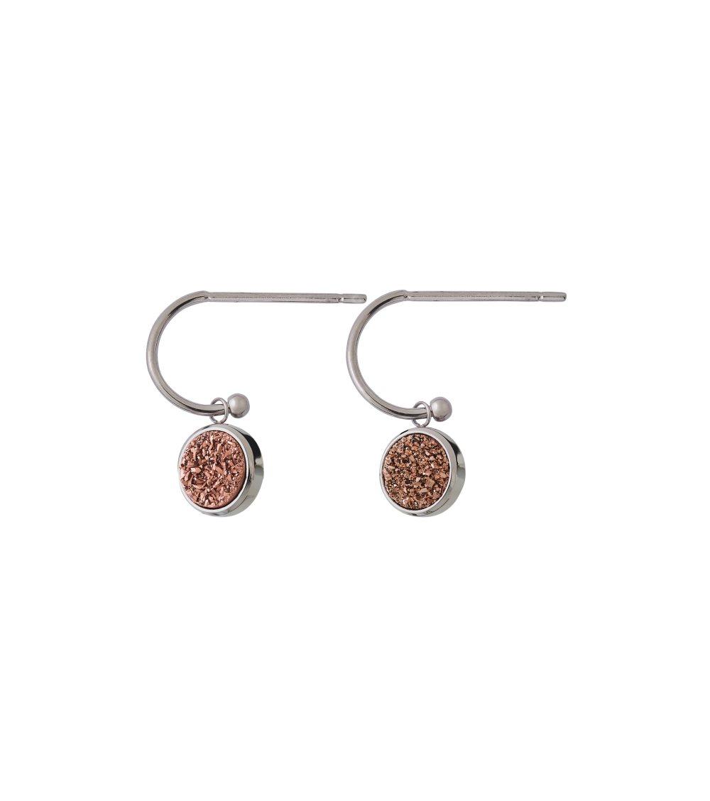 Edblad Estelle Earrings Rose Steel