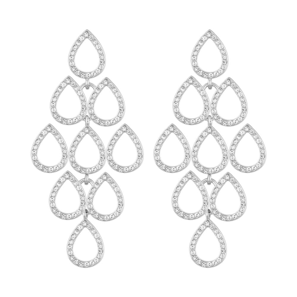Ciel big pendant ear s/clear