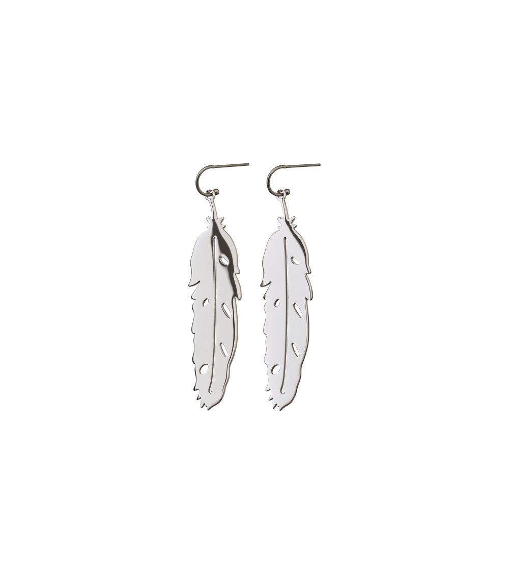 Edblad Feather Earrings Steel