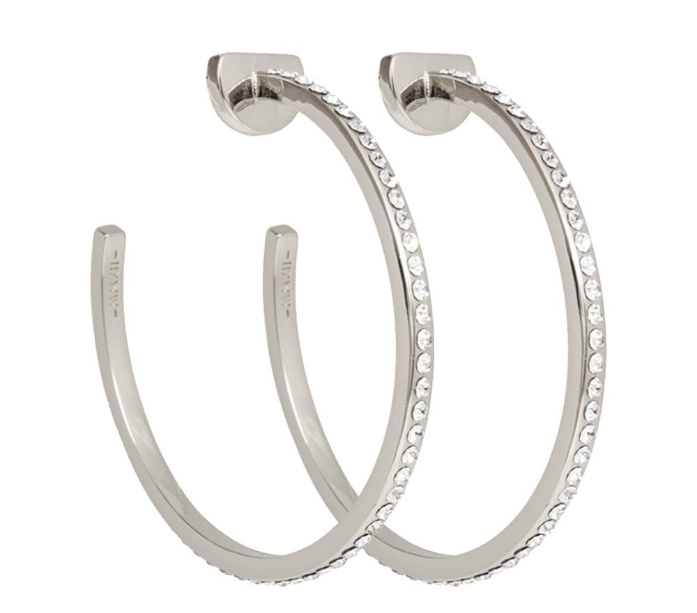 Ioaku Eternity Sparkle Loops Alloy Silver/White