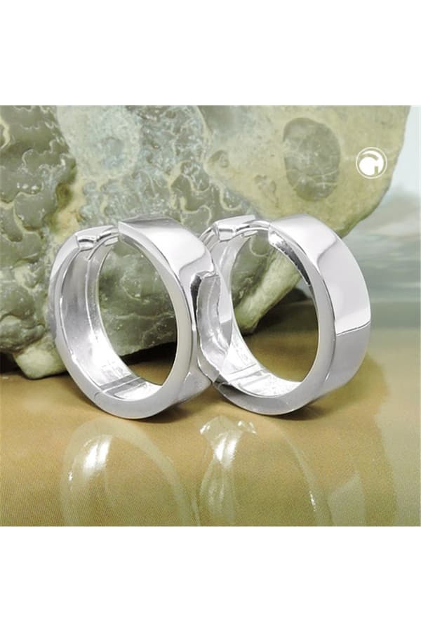 Hoop Earrings 19,5x6mm Silver 925 - GL93969