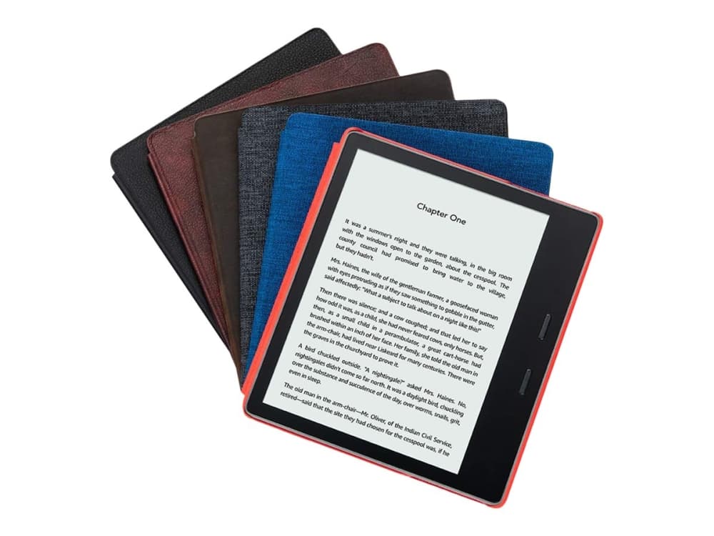 Amazon Kindle Oasis - eBook-läsare - 32 GB - 7" monokrom Paperwhite - pekskärm - Bluetooth, Wi-Fi - grafit