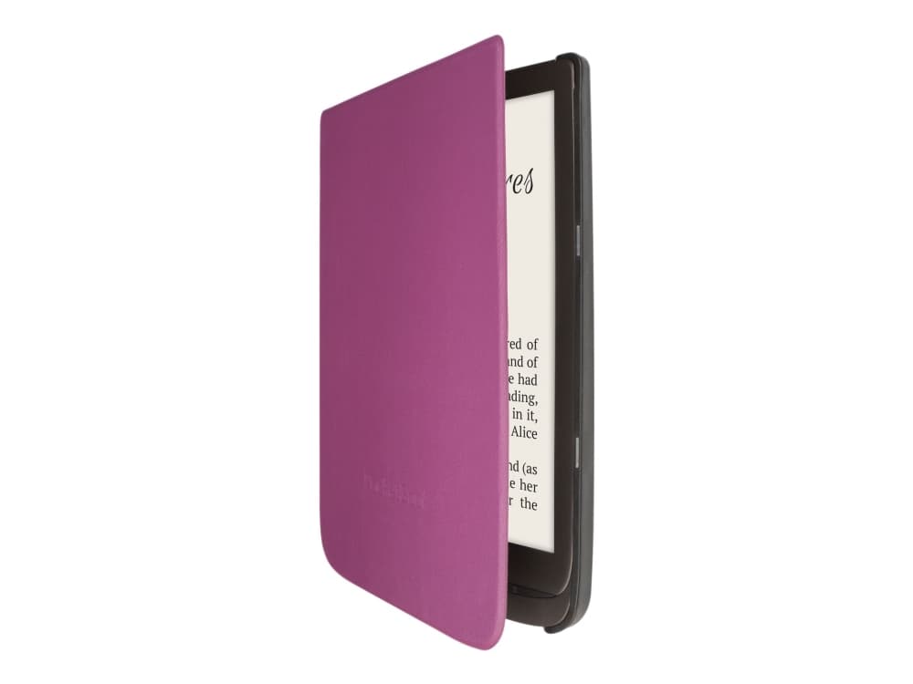 PocketBook Shell series - Vikbart fodral för eBook-läsare - plast, polyuretanläder - violett - 7.8"