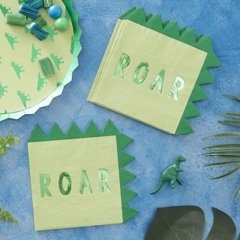 Servetter - Roarsome Dinosaurie Party