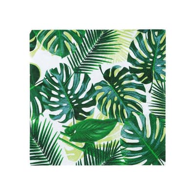 Servetter Palmblad Tropical Party