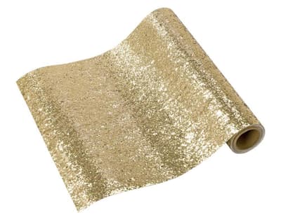 Bordslöpare Guld Glitter