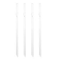 Dora Drinkpinne sugrör klarglas 4-pack längd 21 cm