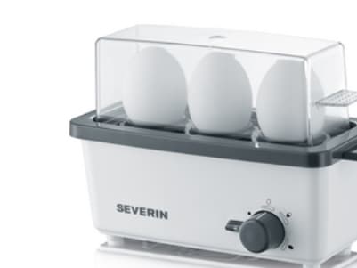 SEVERIN START EK 3161 - Äggkokare - 300 W - vit / grå