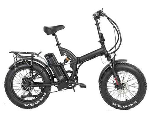 Vikbar elcykel 250W Bafang med stötdämpare