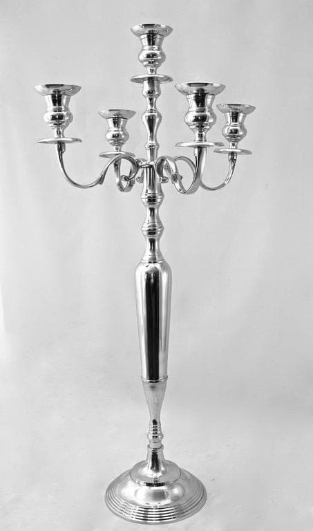 KANDELABER 5arm 111cm aluminium