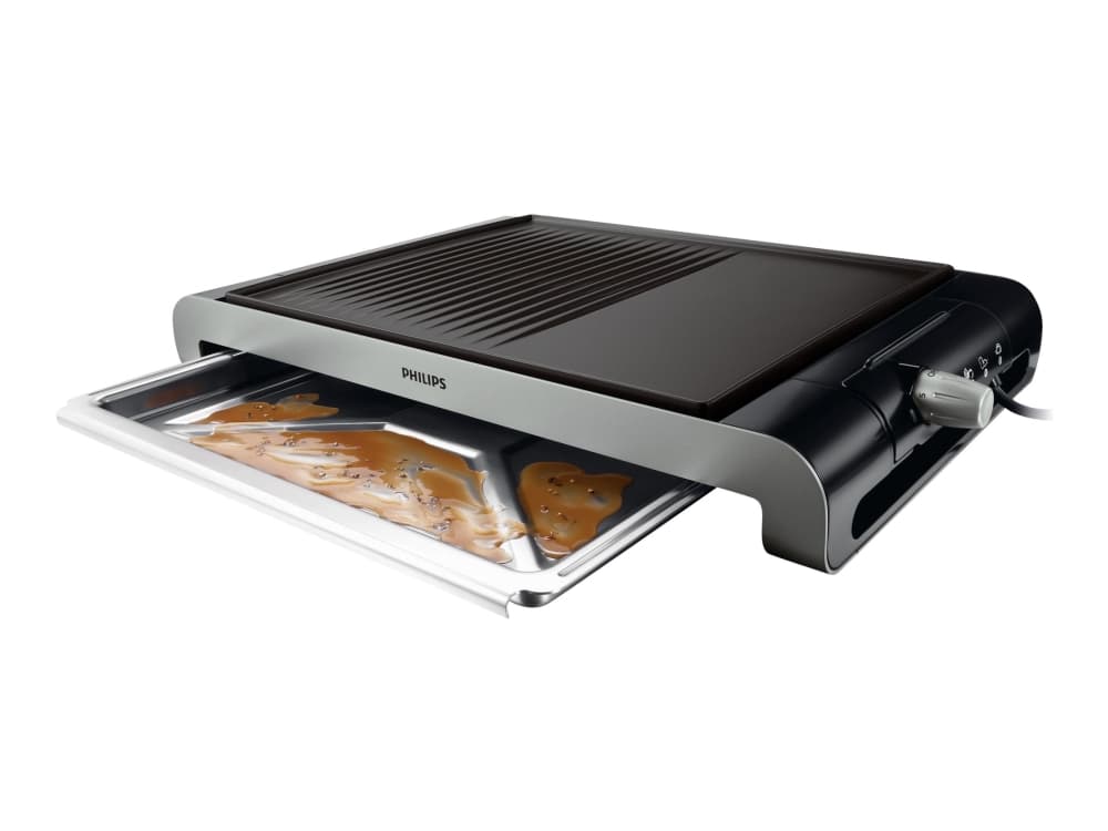 Philips HD4419 Table Grill - Grill - elektrisk - 1110 cm2 - metall/svart