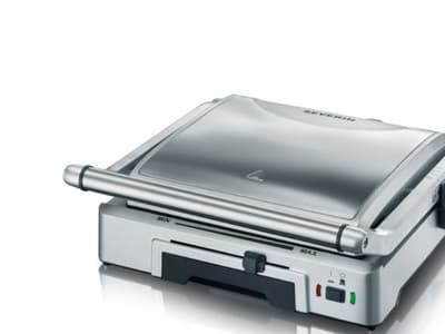 SEVERIN KG 2392 - Grill - elektrisk - 648 cm2 - borstat rostfritt stål