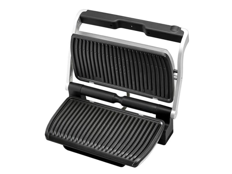 Tefal OptiGrill Elite Grill GC722D34 OptiGrill+ XL| inox, Svart, Rostfritt stål, Rektangulär, Sensor, Galler, 800 cm ^, 400 x 200 mm
