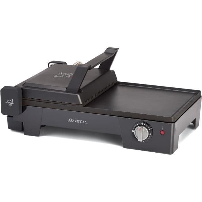 ARIETE 1916 Multi Grill Plancha electric 3 in 1 - 2400 W - levy 60 x 25 cm - musta