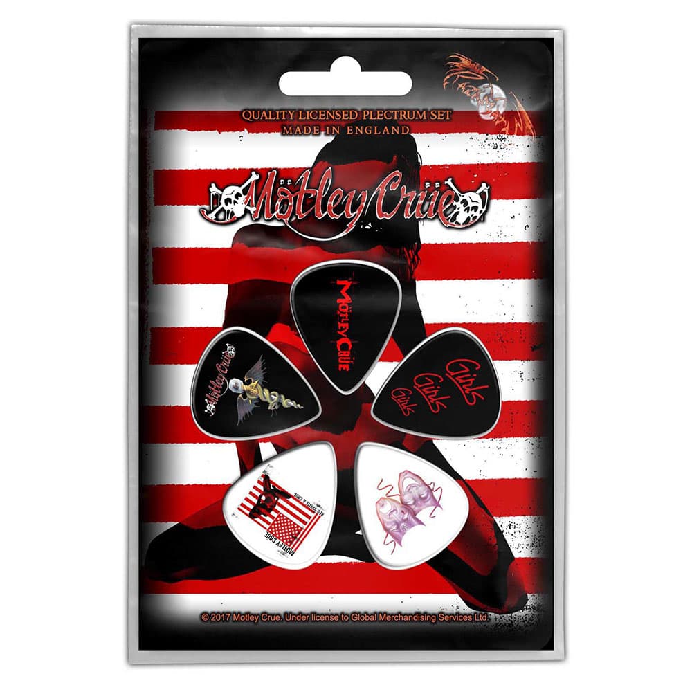 Motley Crue Plectrum Pack: Red, White & Crue (Retail Pack)