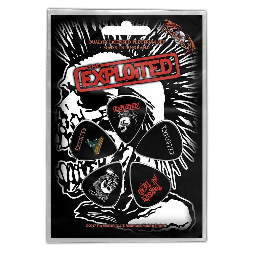 The Exploited Plectrum Pack: Skull (Retail Pack)