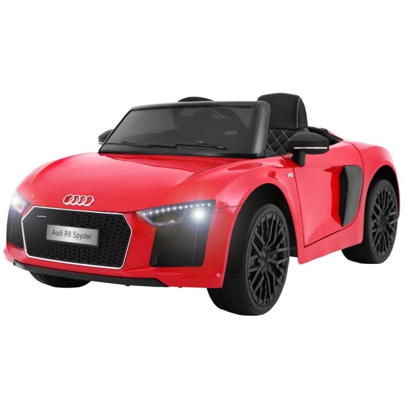 Audi R8 Sit Bil for børn med hvid fjernbetjening