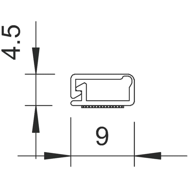 MINIKANAL M.TAPE WDKMD4RW 2000X9X4,5MM RENHVIT