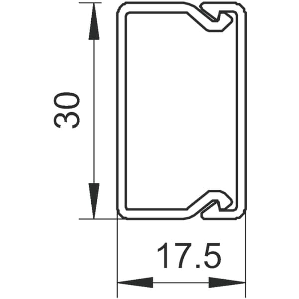 MINIKANAL M.TAPE WDK15030SRW 2000X30X15MM RENHVIT