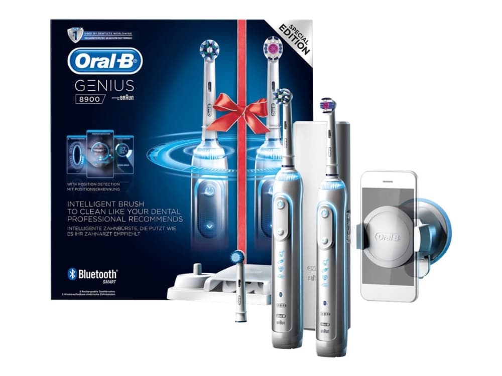 Oral-B Genius 8900 - Tannbørste - hvit