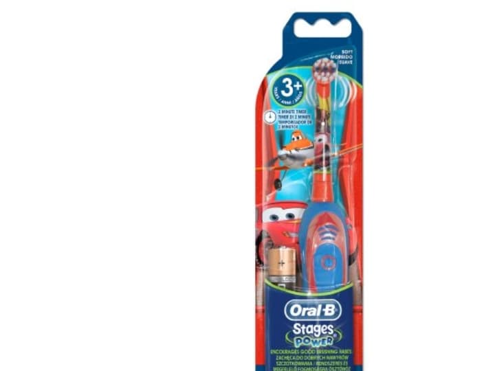 Oral-B D2010 AdvancePower Kids, 5600 rörelser per minut, Multifärg, 2 min