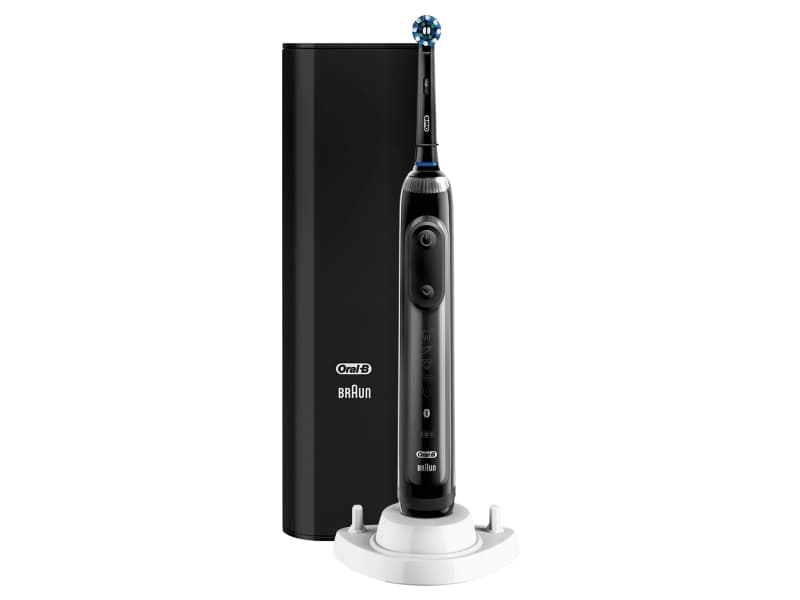 Oral-B Genius 20100S Voksen, Roterende, pulserende tandbørste, Gum pleje, Normal, Sensitiv, Blegning, Sort,