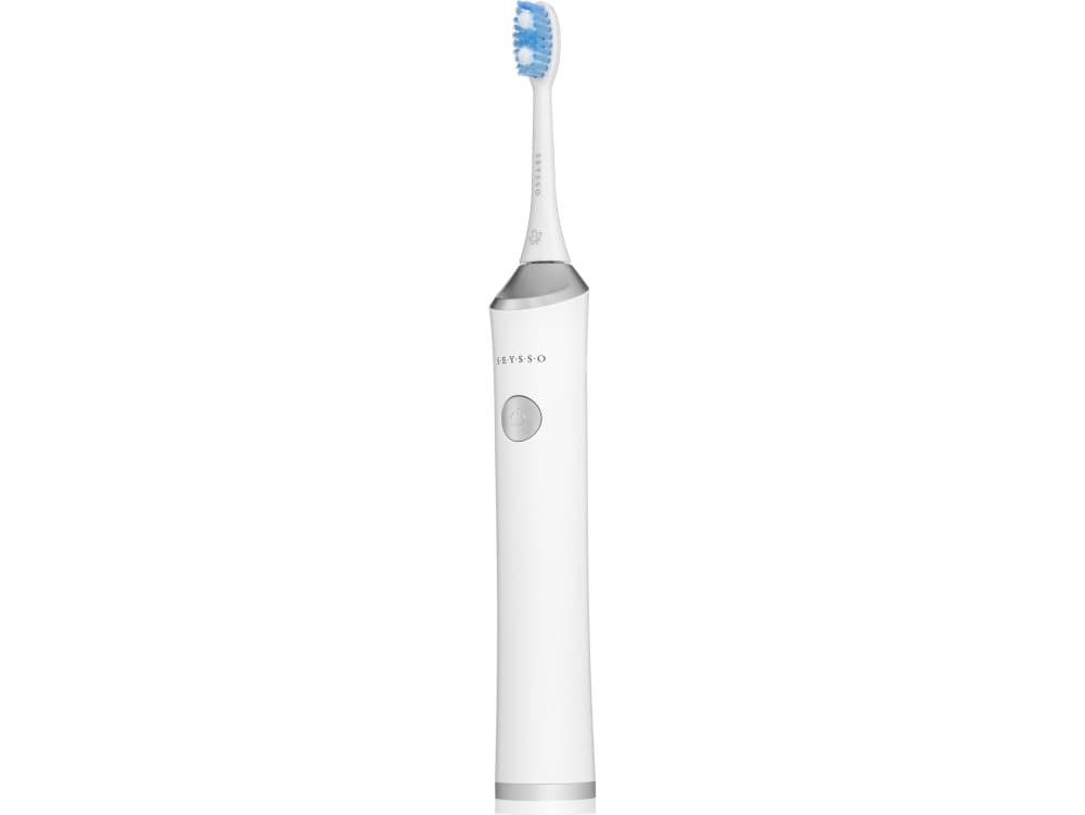 SEYSSO Oxygen, Voksen, Sonik tannbørste, 96000 bevegelser per minutt, Daglig stell, Soft (myk), Whitening, Hvit, Aluminium, Plastikk