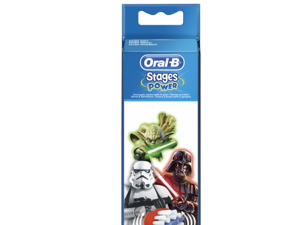 Oral-B Stages Power EB10 Star Wars 2pc, 2 stykker, 10 g, Oral-B Stages Power, 18 mm, 60 mm, 220 mm