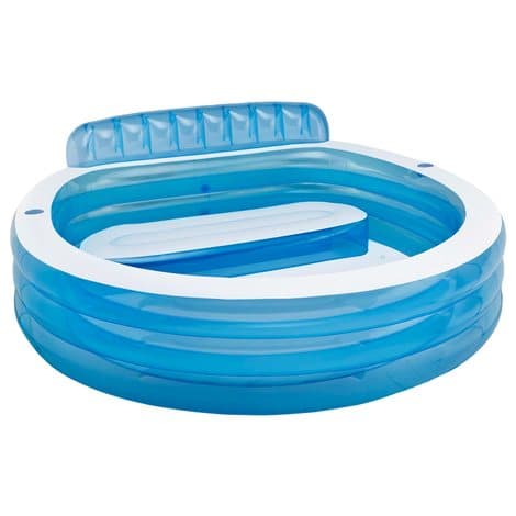 Intex 57190NP, Blå, Hvit, Vinyl, 3 år, Monoton, Rektangulær, To be used under direct adult supervision
