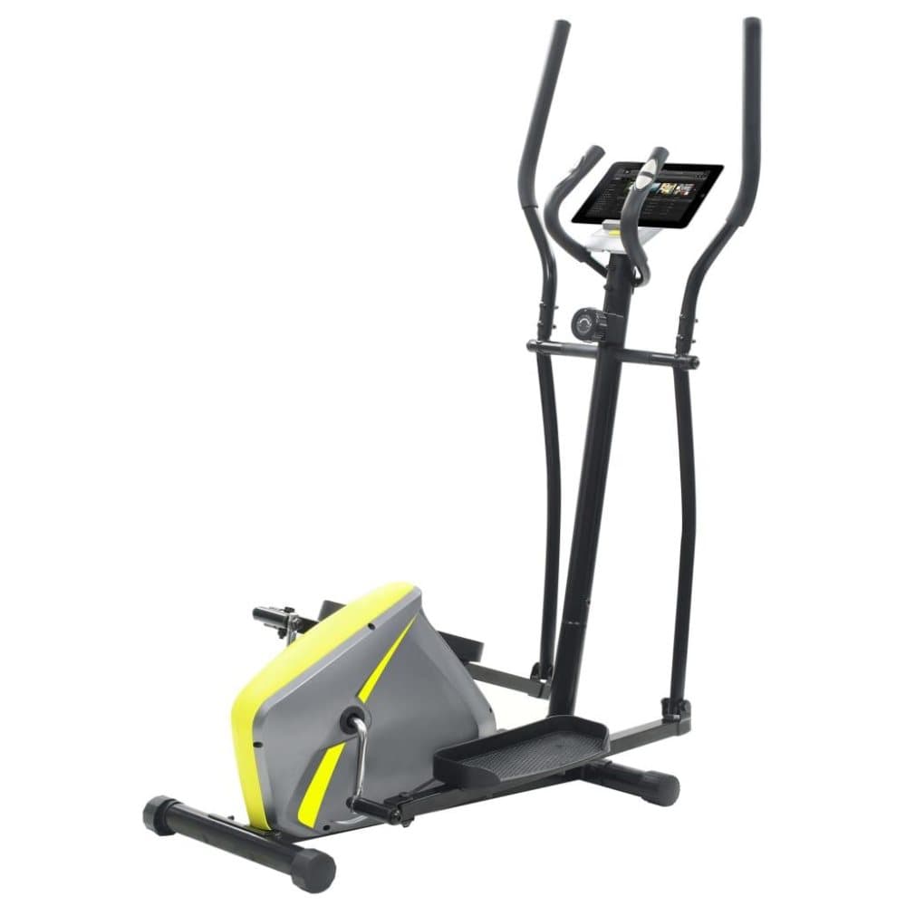 vidaXL Crosstrainer magnetiskt motstånd med pulsmätning