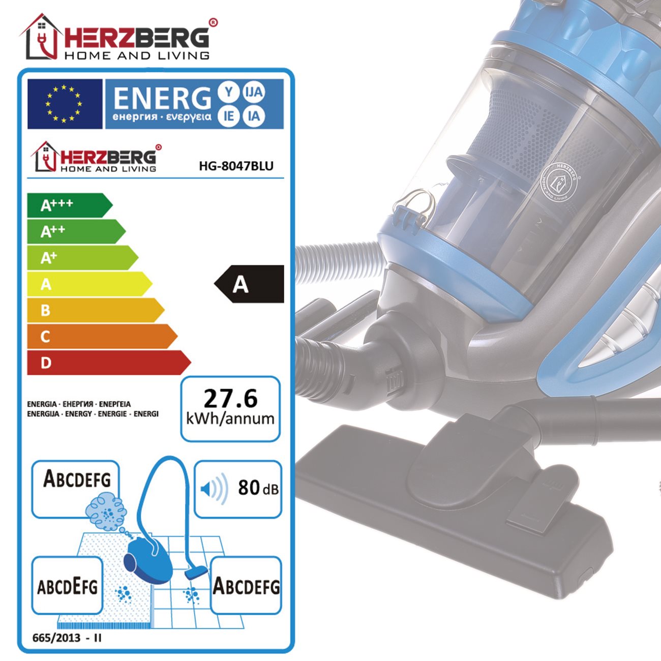 Herzberg HG 8047BLU: Poseløs støvsuger Leksaker CDON.COM Köp Herzberg HG 8047BLU: Påslös dammsugare | Fyndiq