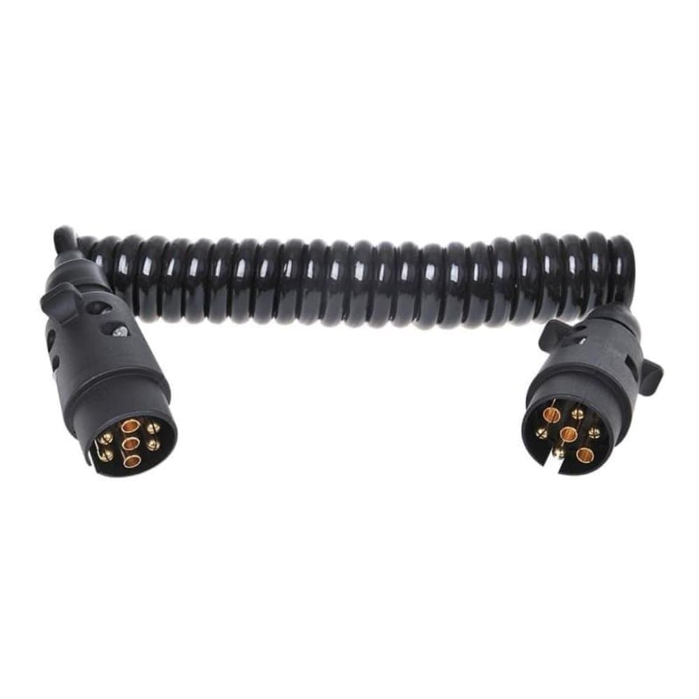 ProPlus spiralkabel 3 m med 2 x 7-pols stik