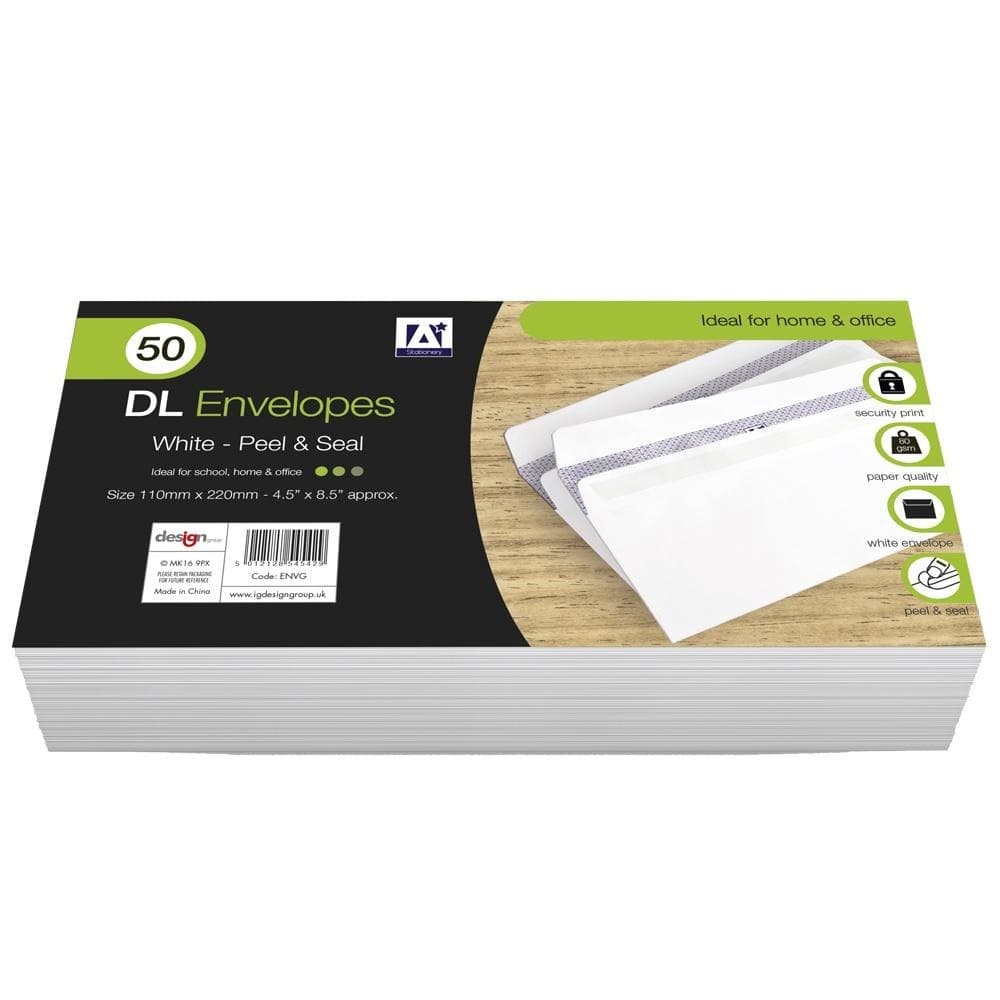 Anker DL Peel & Seal Kuvert (paket med 50)