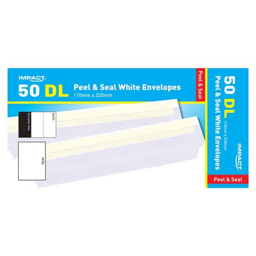 Impact DL Peel And Seal Kuvert (paket med 50)