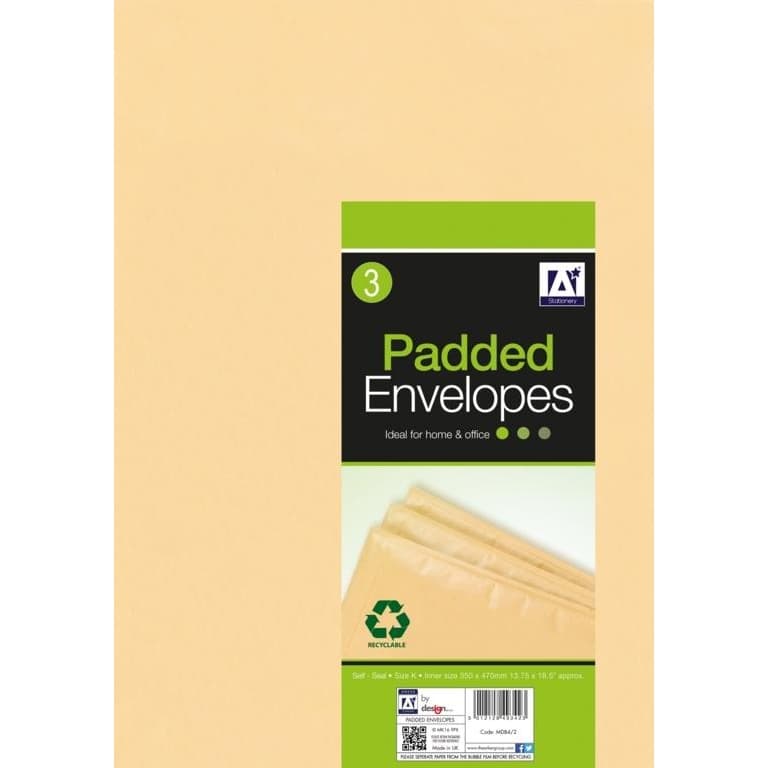 Anker Vadderade kuvert (paket med 3)