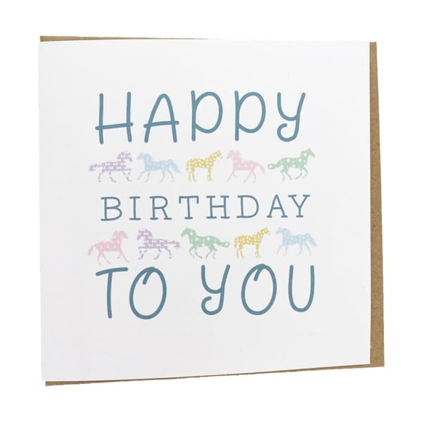 Gubblecote Happy Birthday Greetings Card Multicoloured One Size