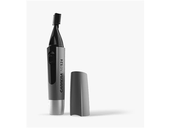 Carrera Trimmer No. 524 Hair Cosmetic Trimmer, Wet & Dry, Step precise 0,4 mm, Cutting length 0.4 mm, eyebrow trimming attachment comb for 4 or 8 mm,