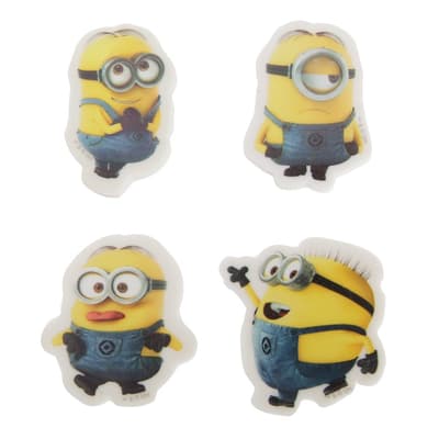 Despicable Me Official Childrens/Kids 4 Piece Minions Rubber/Eraser Set