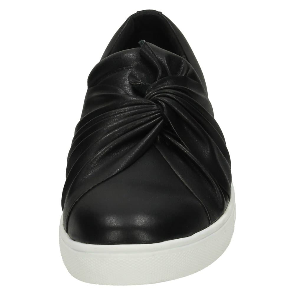 Spot On Womens/Ladies Twist PU Slip On Shoes