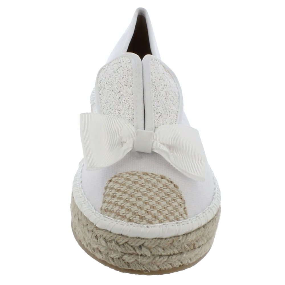 Spot On Womens/Ladies Bunny Ears Rope Aline Slip On Canvas Shoes