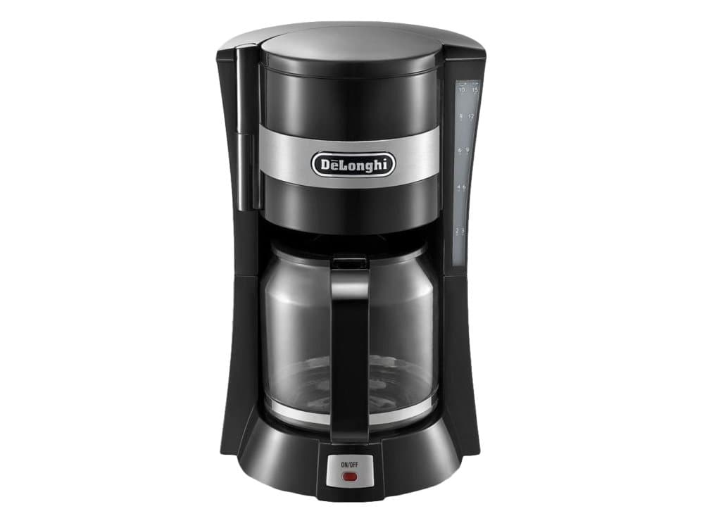 DeLonghi ICM15210, Droppande kaffebryggare, 1,25 l, Malat kaffe, 900 W, Svart