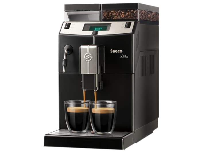 Saeco Lirika - Automatisk kaffekokare med cappuccinatore - 15 bar - svart