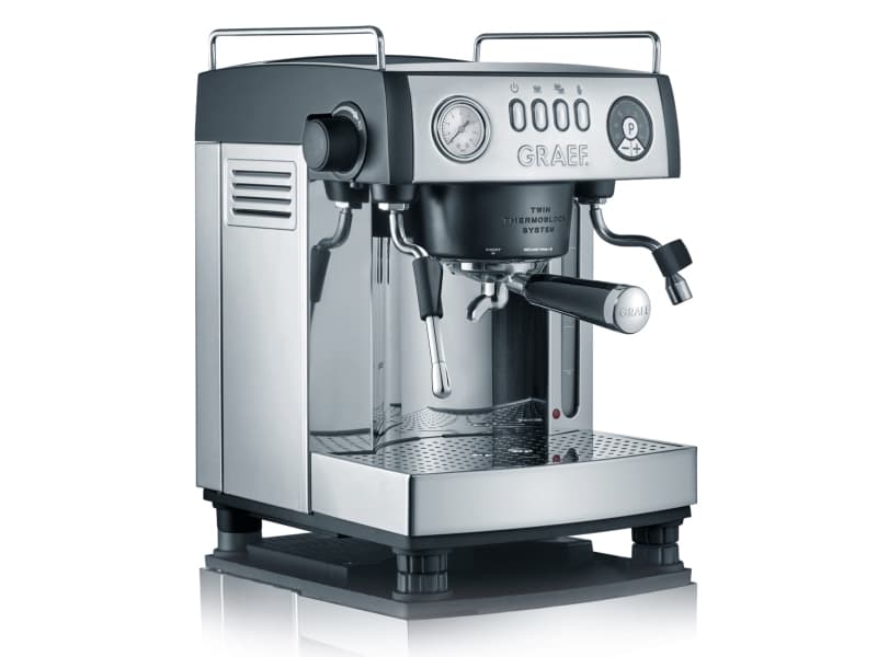 Graef Es902eu Espressomaskin 3 L Kaffe Bonner Malt Kaffe 2515 W Gra Rustfritt Stal Cdon