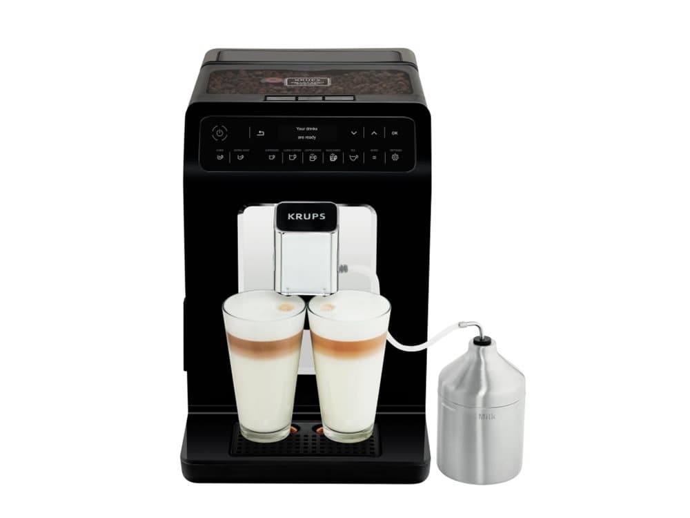 Krups Evidence EA8918, Espressomaskin, 2,3 l, Kaffe bønner, Inebygget kaffekværn, 1450 W, Svart