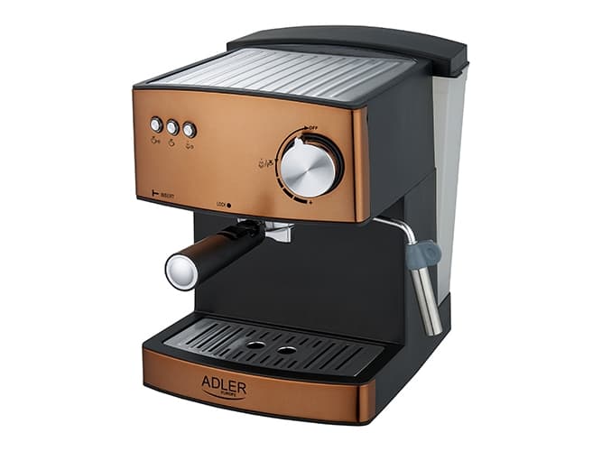 Adler AD 4404cr, Kombi-kaffemaskin, 1,6 l, Malt kaffe, 850 W, Flerfarget