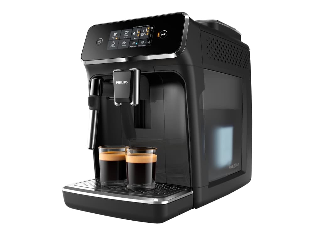 Philips Series 2200 EP2221 - Automatisk kaffekokare med cappuccinatore - 15 bar - glänsande svart