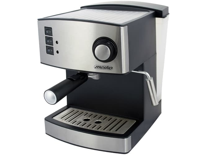 Mesko MS 4403, Espressomaskin, 1,6 l, Malt kaffe, 850 W, Svart, Grå