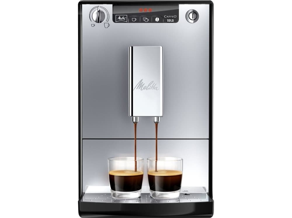 Melitta Caffeo Solo, Espressomaskin, 1,2 l, Kaffebönor, Inbyggd kvarn, 1400 W, Silver